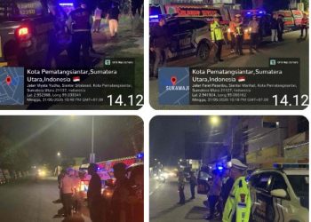 Polres Pematangsiantar Laksanakan Patroli BLP Pastikan Situasi Kamtibmas Yang Kondusif.