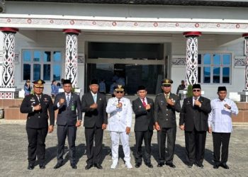 Wakapolres Simalungun Hadiri Upacara Hari Lahir Pancasila di Kantor Bupati : Polri Tegaskan Komitmen Bela Negara Bersama Pemerintah Daerah.