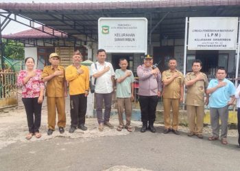 Kapolsek Siantar Marihat Kunker Ke Kantor Kelurahan Simarimbun.