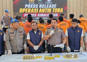 Operasi Antik Toba 2026 : Polres Simalungun Ringkus 53 Tersangka & Sita Ratusan Gram Sabu-Ganja, Capaian Tertinggi Sepanjang Sejarah.