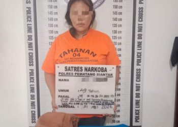 Polres Pematangsiantar Berhasil Amankan Perempuan 49 Tahun Miliki Sabu 15,7 Gram.
