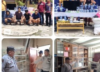 Rumah Ditinggal 7 Tahun Dijarah Habis, Polsek Dolok Batu Nanggar Bongkar Komplotan Empat Pencuri — Kerugian Korban Capai Rp.80 Juta.