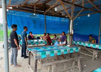 Unit Reskrim Polsek Bandar Huluan Tindaklanjuti Laporan Warga, Cek Dugaan Aktivitas Judi di Warung Kopi.