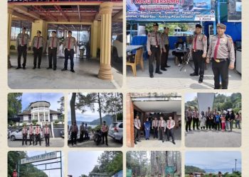 Sat Pam Obvit Polres Simalungun Intensifkan Pengamanan Objek Vital & Destinasi Wisata Di Kawasan Danau Toba.