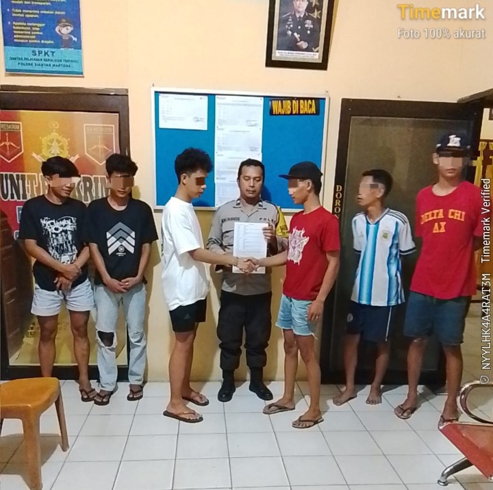 Polsek Siantar Martoba Selesaikan Dugaan Perkelahian Dengan Problem Solving.