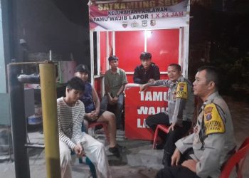 Polsek Siantar Timur Laksanakan SALING di Pos Satkmaling SBC Cegah Guantibmas dan Kejahatan.