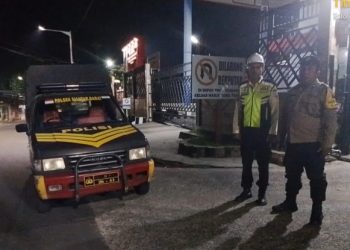 Bhabinkamtibmas Polsek Siantar Barat Patroli BLP di Objek Vital & Tempat Umum.