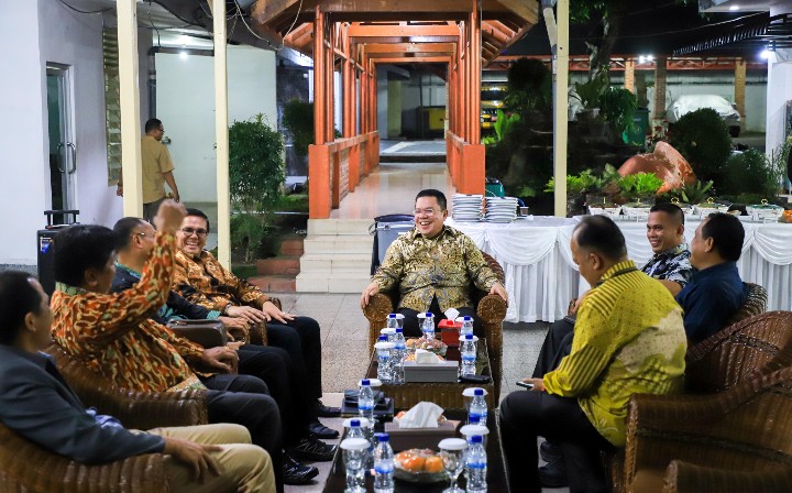 Wali Kota Pematangsiantar Wesly Silalahi, SH, MKn Temu Ramah Dengan Pengurus Pusat GPI Sekaligus Berdiskusi di Rumah Dinas Wali kota.