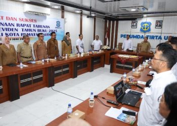 Wali Kota Pematangsiantar Wesly Silalahi, SH, MKn Selaku Kuasa Pemilik Modal (KPM) Hadiri Rapat Laporan Tahunan Perumda Air Minum Tirta Uli dan Penetapan Dividen Tahun Buku 2025.