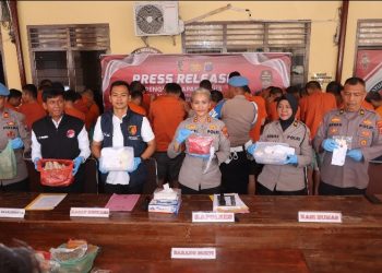Polres Pematangsiantar Gelar Press Release Pengungkapan Kasus 3C & Narkotika Periode Januari - Juni 2026.