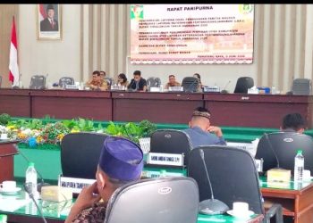 DPRD Simalungun Sampaikan Rekomendasi Terhadap LKPj Bupati Simalungun Tahun 2025.