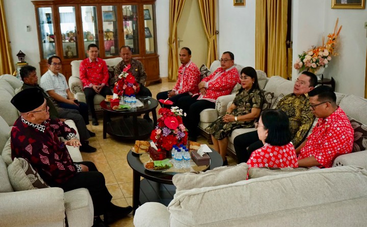 Wali Kota Pematangsiantar Wesly Silalahi, SH, MKn Menerima Kunjungan Pemkab Bener Meriah Provinsi Aceh.