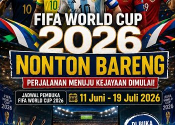Sambut Piala Dunia 2026, Polres Simalungun Gelar Nobar Gratis Laga Pembuka Meksiko Vs Afrika Selatan.