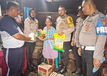 Sambut Hari Bhayangkara Ke - 80,Polsek Siantar Selatan Berbagi.