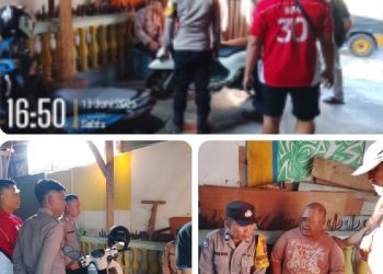 Respon Laporan CC 110, Polsek Siantar Martoba Cek TKP Keributan Didepan Penginapan Jalan Medan.