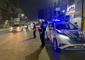 Sat Lantas Polres Pematangsiantar Laksanakaan Patroli BLP Guna Memelihara Kamseltibcarlantas.
