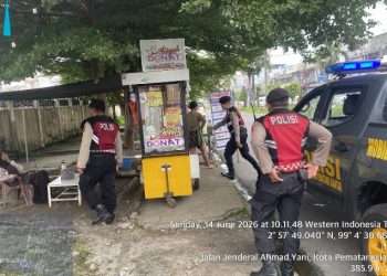 Sat Samapta Polres Pematangsiantar Patroli R4 & Gatur Lalin Antisipasi Guantibmas.