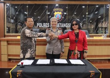 Polres Pematangsiantar & USI Penandatanganan MOU.