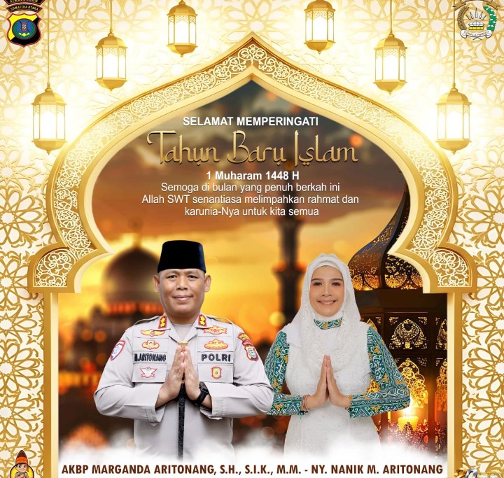 Polres Simalungun Ucapkan Selamat Tahun Baru Islam 1 Muharram 1448 H, Wujud Nyata Polri Humanis & Berintegritas.
