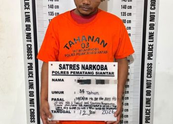 Polres Pematangsiantar Amankan Pemilik Sabu 12,78 Gram di Tanjung Tongah.