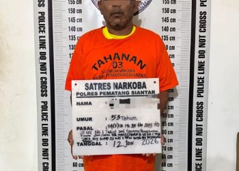 Polres Pematangsiantar Amankan CA Miliki 3 Paket Sabu.