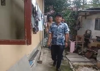 Wakil Ketua DPRD Pematangsiantar Ir. Daud Simanjuntak, MM Melakukan Kunjungan Lapangan Akibat Adanya Longsor.
