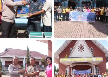 Kapolres Simalungun Gelar Bakti Religi di Gereja dan Masjid, Wujud Nyata Polri Jaga Toleransi Jelang HUT Bhayangkara Ke - 80.