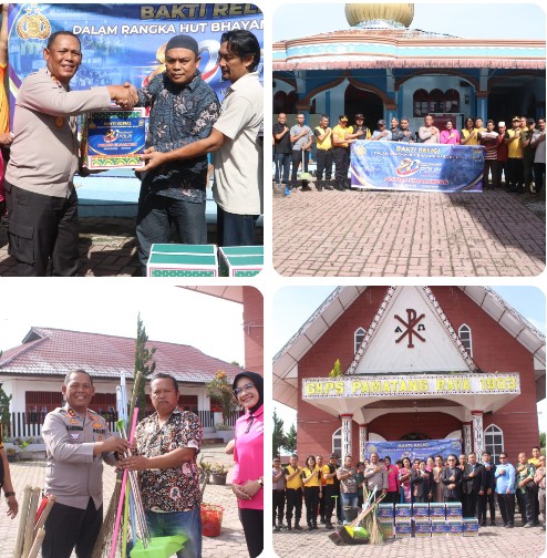Kapolres Simalungun Gelar Bakti Religi di Gereja dan Masjid, Wujud Nyata Polri Jaga Toleransi Jelang HUT Bhayangkara Ke - 80.