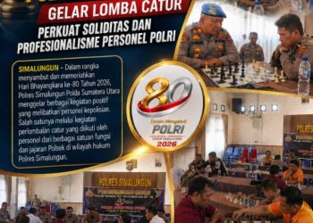 Semarak HUT Bhayangkara Ke - 80, Polres Simalungun Gelar Lomba Catur Perkuat Soliditas & Profesionalisme Personel Polri.