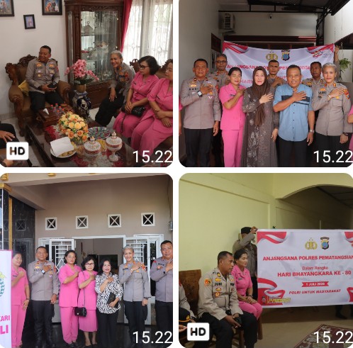 Sambut HUT Bhayangkara Ke - 80 Tahun 2026 , Polres Pematangsiantar Anjangsana.