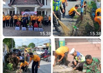Sambut HUT Bhayangkara Ke - 80 Tahun 2026, Polres Pematangsiantar Gelar Baksos di Gereja HKI dan Masjid Al-hidayah Melanthon Siregar.