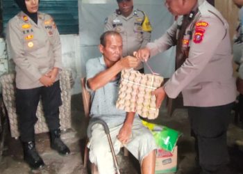 Sambut HUT Bhayangkara Ke - 80 Tahun 2026, Polsek Siantar Selatan kunjungi Warga Kurang Mampu.