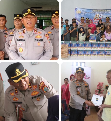 Kapolres Simalungun Gelar Anjangsana ke Anggota Sakit dan Panti Asuhan, Wujud "80 Tahun Polri Untuk Masyarakat".
