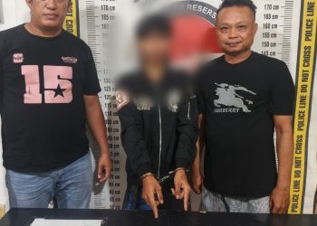 Polsek Gunung Malela Gerak Cepat Bekuk Pelaku Pengedar Sabu di Pinggir Sungai Bukit Maraja.