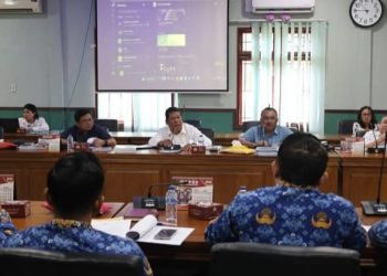 Suasana Rapat Bamperda DPRD Kota Pematangsiantar.