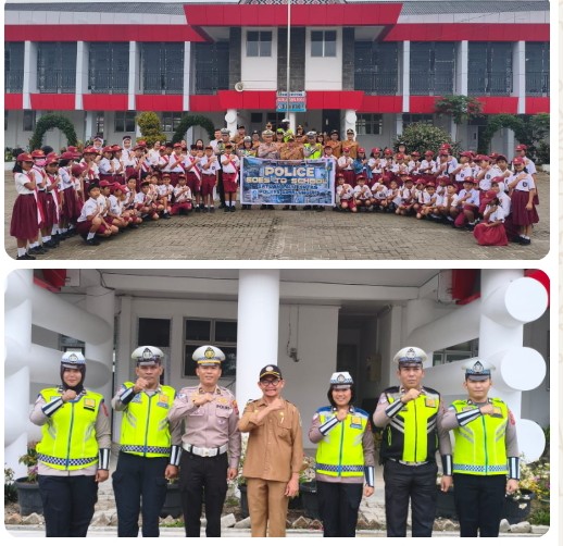 Dedikasi Tinggi, Kanit Gakkum Lantas Polres Simalungun Jadi Irup, Ajarkan Keselamatan Berlalu Lintas Ke Siswa SD.