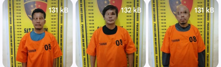 Polres Pematangsiantar Lakukan Penahanan 3 Tersangka Baru kasus"Jaka Malau"di Taman Bunga.