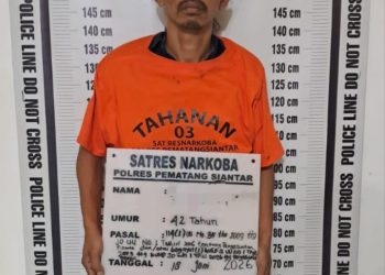 Polres Pematangsiantar Amankan Terduga Pelaku Kepemikan Sabu & Ekstasi di Jalan Rakutta Sembiring.