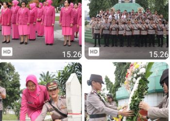 Sambut HUT Bhayangkara Ke - 80 Tahun 2026, Polres Pematangsiantar Ziarah & Tabur Bunga di Taman Makam Pahlawan .
