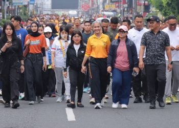 Polres Pematangsiantar Gelar Car Free Day & Olahraga Bersama Semarakkan HUT Bhayangkara Ke - 80 Tahun 2026.