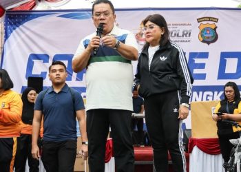 Wali Kota Pematangsiantar Wesly Silalahi, SH, MKn Hadiri Car Free Day (CFD) & Olahraga Semarakkan HUT Ke - 80 Bhayangkara Tahun 2026.