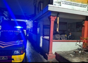 Polsek Siantar Selatan Laksanakan SALING di Pos Kamling Sampaikan Pesan Kamtibmas.