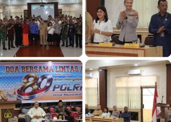 Sambut HUT HUT Bhayangkara Ke - 80, Polres Pematangsiantar Gelar Doa Bersama Lintas Agama.