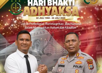 Peringati Hari Bhakti Adhyaksa Ke - 66, Kapolres Simalungun Beserta Bhayangkari Sampaikan Ucapan Selamat Kepada Insan Adhyaksa.