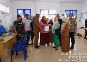 Bhabinkamtibmas Polsek Siantar Barat Selesaikan Selisih Paham Warga Jalan Silimakuta Belakang Dengan Mediasi.