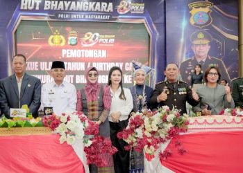 Hadiri Syukuran Hari Bhayangkara Ke - 80, Bupati Simalungun : Kolaborasi Yang Solid Akan Memperkuat Stabilitas Daerah.