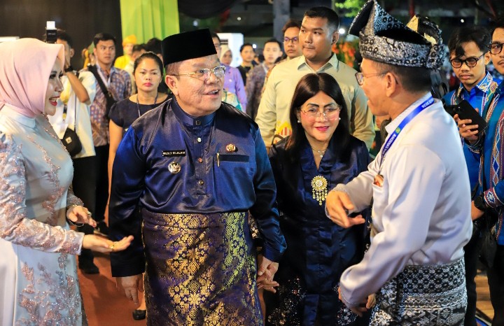 Wali Kota Pematangsiantar Wesly Silalahi, SH, MKn Hadiri Gala Dinner & Closing GEMES (Gelar Melayu Serumpun) Dalam Rangkaian Rakernas XVIII APEKSI Tahun 2026 di Kota Medan.