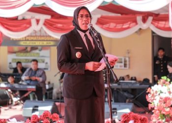 Wali Kota Pematangsiantar Wesly Silalahi, SH, MKn Diwakili Wakil Wali Kota Herlina Ikuti Upacara Peringatan Hari Bhayangkara Ke - 80 Tahun 2026 di Mapolres Pematangsiantar.