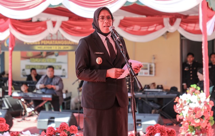 Wali Kota Pematangsiantar Wesly Silalahi, SH, MKn Diwakili Wakil Wali Kota Herlina Ikuti Upacara Peringatan Hari Bhayangkara Ke - 80 Tahun 2026 di Mapolres Pematangsiantar.