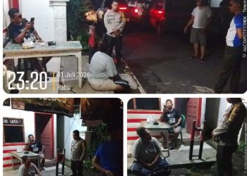 Polsek Siantar Martoba Cek TKP Keributan di Jalan Lapangan Tembak Tinjut Laporan CC 110.